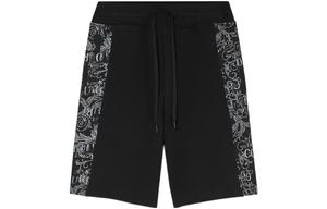 Мужские повседневные шорты SS23 VERSACE JEANS COUTURE, черный