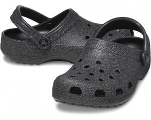 Сабо Crocs Classic - Glitter, цвет Black Glitter