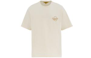 Футболка с коротким рукавом унисекс CAT, коричнево-красная