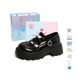 Be good Туфли Мэри Джейн на массивном каблуке 6 см женские в подарочной коробке - бежевые [Красочная облачная коробка] + подарок, цвет Beige[Colorful Cloud Box]+Giveaway