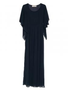 Платье макси с плиссировкой Blanca Vita, синий