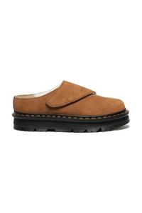 Кожаные шлепанцы zebzag anywair warm lined mule Dr. Martens, коричневый