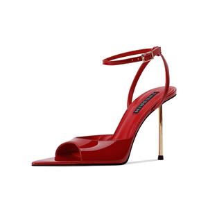 Сандалии с одним ремешком женские Shesrim, Red (9.5Cm)