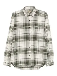 Рубашка в клетку Woolrich, зеленый