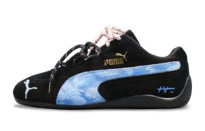 PUMA Speedcat Collection устойчивые к истиранию низкие повседневные кроссовки Unisex Black Blue