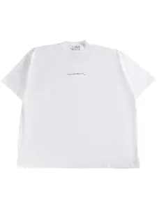 Футболка с принтом логотипа Vetements, белый