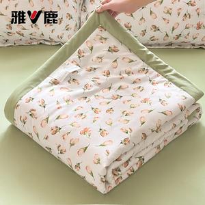 Yalu Одеяло летнее хлопковое 150х200 см, дышащее, гипоаллергенное