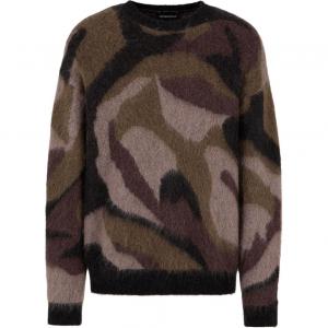 EMPORIO ARMANI Свитер с камуфляжным принтом