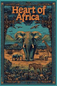 Heart of Africa: coloring book (Independently published)