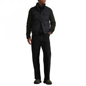 Утепленный жилет с клапанным карманом Polo Ralph Lauren, polo черный