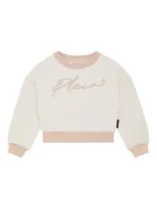 Укороченная толстовка Signature Philipp Plein, белый