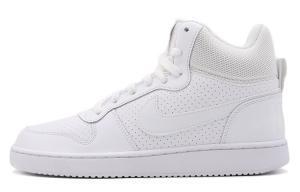 Кроссовки Nike Court Borough Skateboard Shoes Men Mid-Top Pure White