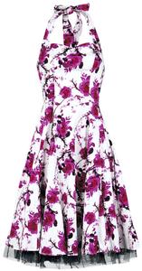 Платье средней длины H&R London Pink Floral Dress, белый/розовый