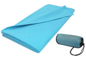 Пляжное полотенце Zollner 00000041, 90x1x180 см, бирюзовый