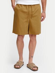 Тканевые шорты стандартного кроя Solid, коричневый
