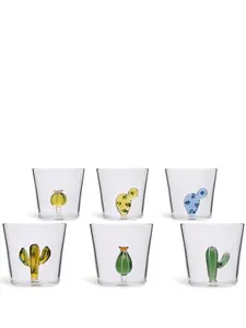 Набор Desert Plants из шести стаканов Ichendorf Milano, белый