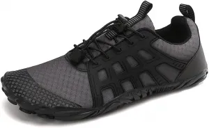 Мужские дышащие походные туфли Легкие кроссовки для трейл-раннинга для активного отдыха, восхождений, велоспорта, противоскользящие треккинговые обувь, удобные спортивные горные кроссовки Qacksv, серый