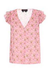 Блуза faina Fashion Look, розовый/темно-розовый