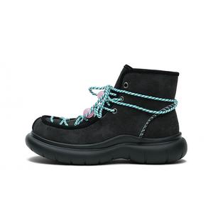Звездные ботинки Star Boots женские ботинки до щиколотки высота каблука 3,9 см MASOOMAKE, smoky черный (regular) fleece-lined