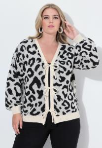 Кардиган MIAMODA Cardigan, Off-White/White