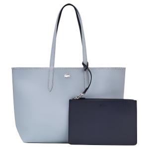 LACOSTE Модная минималистская сумка-шопер, Gray Blue