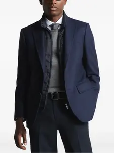 Многослойная фланелевая куртка Fay, синий