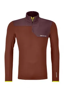 Флисовый легкий флисовый джемпер с застежкой-молнией на воротнике Ortovox, Clay Orange