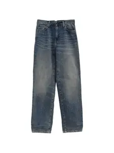 Прямые джинсы с нашивкой-логотипом Carhartt Wip, синий