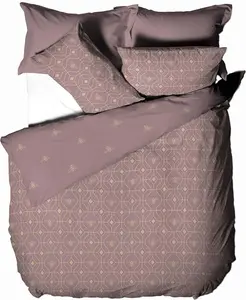 Комплект постельного белья "Bee Deco" RV1676 (односпальная кровать) (розовый) Furn