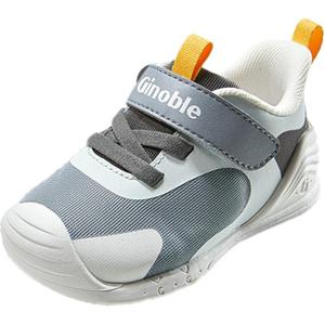 Дышащая поддержка, низкая обувь для малышей, для младенцев и малышей GINOBLE, синий/серый/белый