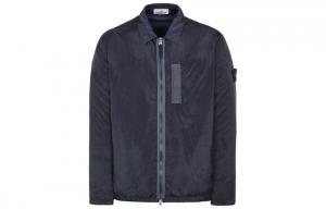 Куртка мужская Stone Island на молнии, сине-серый