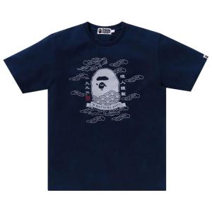 Футболка BAPE A Bathing Ape 31st Anniv. Ape Head Tee, Indigo