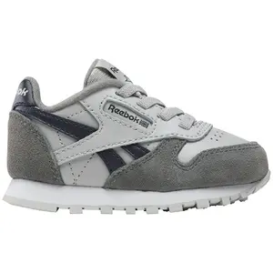 Детские кожаные кроссовки Reebok Classics, серый