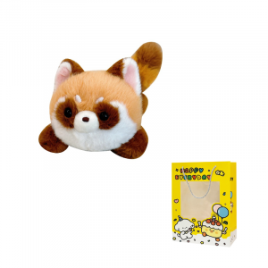 MENGMENGBUNNY Плюшевые куклы белка, лиса, медведь, панда и енот высота 15см/20см