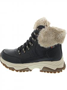 Rieker Черные ботильоны на шнуровке