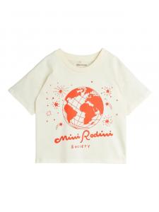 Футболка из органического хлопка Mini Rodini, белый