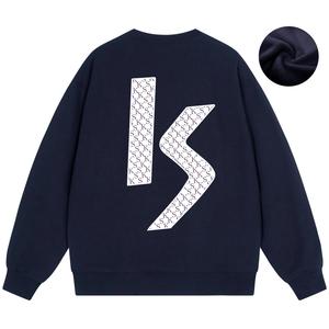 Унисекс свитшот KS, темно-синий (fleece-lined)