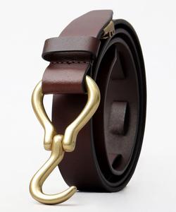 Ремень Lee из натуральной кожи с пряжкой-крючком, в винтажном стиле.