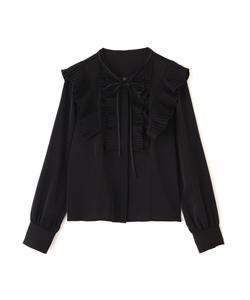 Плиссированная блузка с оборками Jill By Jill Stuart, цвет Black