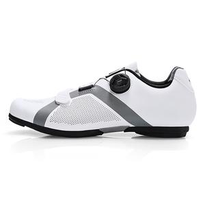 SANTIC Мужские велосипедные туфли с поддержкой баланса покрытия износостойкие легкие дышащие противоскользящие белые, цвет White