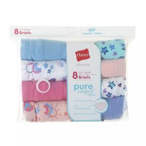 Комплект трусиков Hanes Ultimate из 8 штук для девочек Pure Comfort Hanes