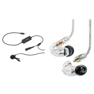 Петличный микрофон Polsen Lightning с комплектом звукоизолирующих наушников