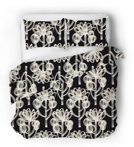 Сатиновое постельное белье Sense Eight TROPHY, черный - 155 х 220 см