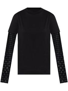 Футболка с перекрытием Givenchy, черный