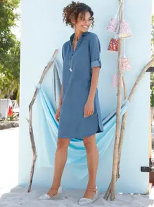 Casual Looks Джинсовое платье "Джинсовое платье", цвет Blue-Bleached