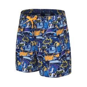 Мужские детские шорты для сёрфинга и пляжа Olaian 100 ROCKET BLUE