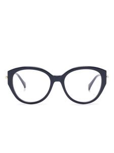 Очки в оправе 'кошачий глаз' Max Mara Eyewear, синий