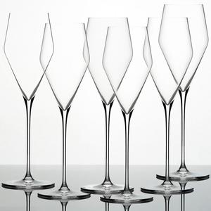 Бокал DenkArt, набор бокалов для шампанского, 6 шт, 0,22 л Zalto, прозрачный