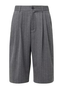 Мешковатые брюки со складками спереди s.Oliver, Mottled Grey