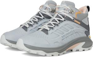 Женские ботинки Merrell Moab Speed 2 Mid из кожи, водонепроницаемые, Gale